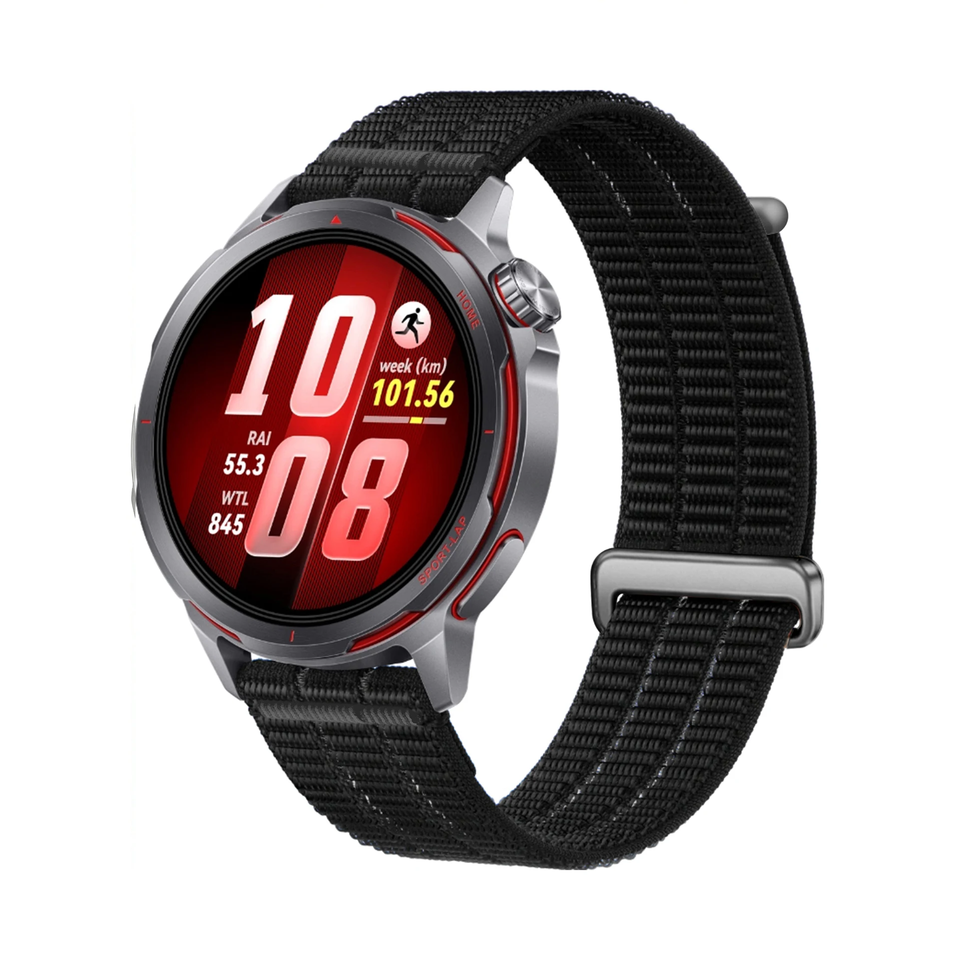 Sport Nylon Loop Band Strap, 20mm/22mm, Breathable and Adjustable Bracelet