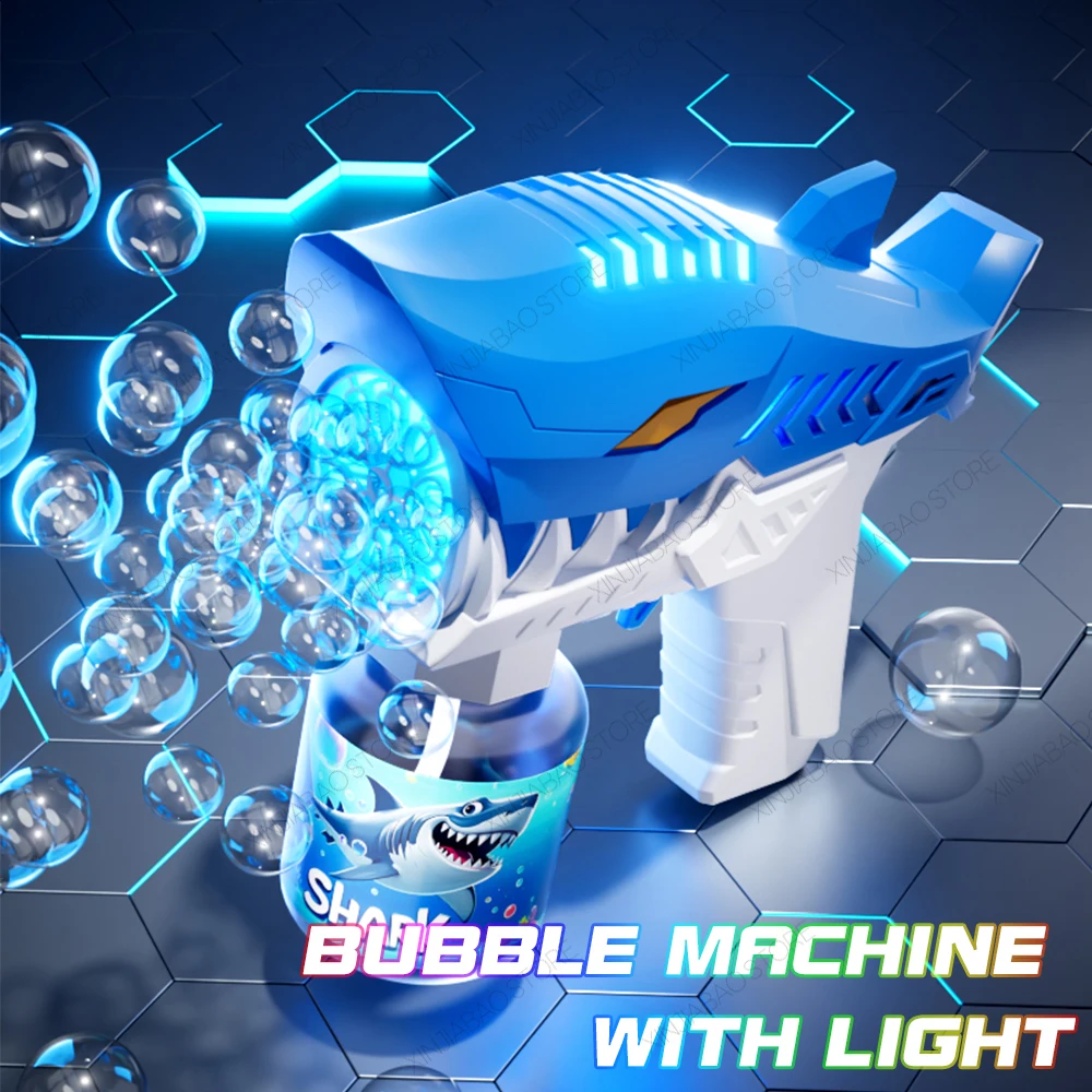 Shark Bubble Gun Toy 4