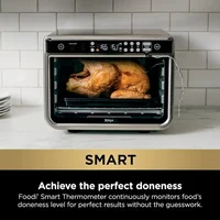 Ninja DT251 Foodi 10-in-1 Smart XL Air Fry Oven, Bake, Broil,Toast, Roast,Digital Toaster,Thermometer,True Surround Convection 2