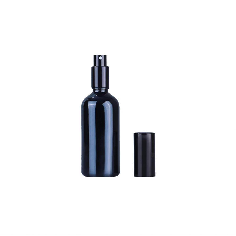 5-100ml 블랙 스프레이 오일 병 자수정 스프레이 병 30ml 매트 블랙 향수 스프레이 병
