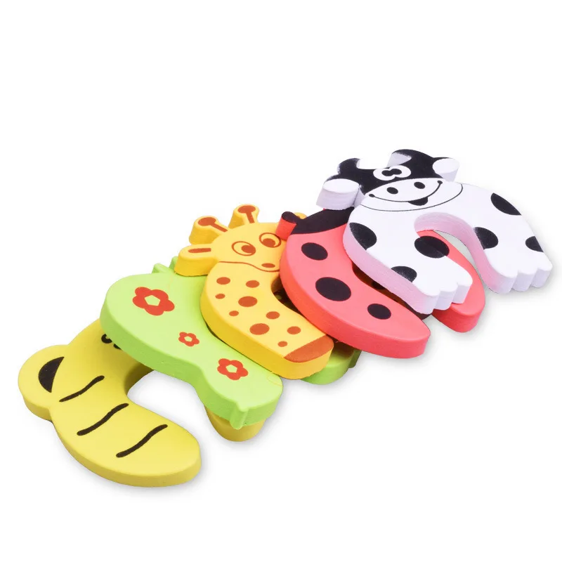 Door Stopper Doorknob Wall Protection Children Shockproof Crash Pad Finger Protecter 7pcs/Set rubber door stop