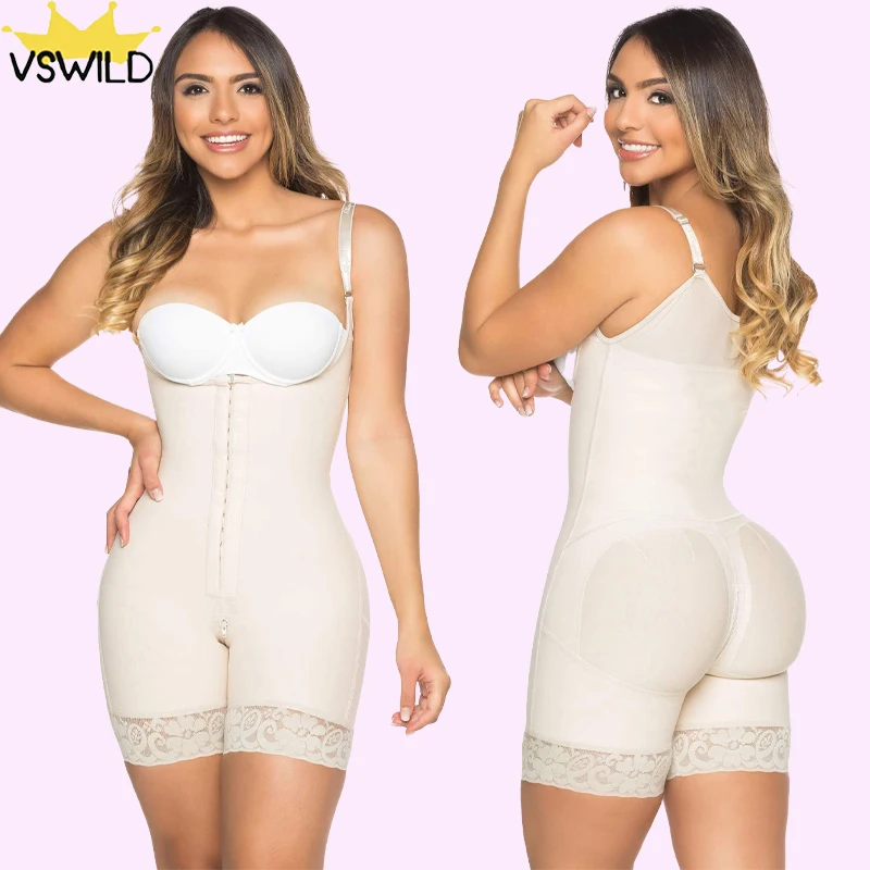 

Fajas Reductoras Y Modeladoras Mujer Waist Trainer Corset Open Bust Bodysuit Skims Shapewear Women-buttlift Girdle Tummy Control