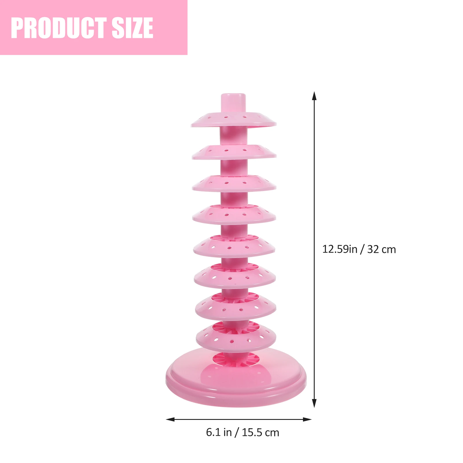 Lollipop Rack Multi Tier Lollipop Stand 8 Layers Red PP Material Candy Holder Display Rack For Party Shop Wedding Cake Tools Dessert Stand