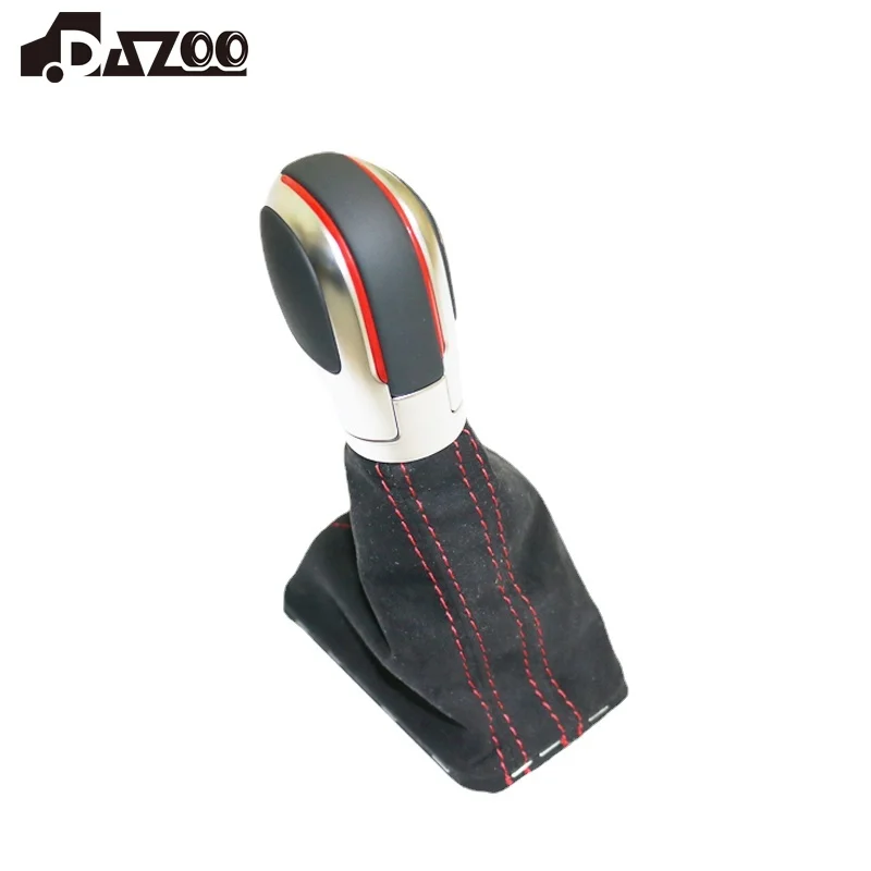 Dsg Gear Shift Knob With Real Leather & Suede Cover For Vw Golf 7 Mk 7