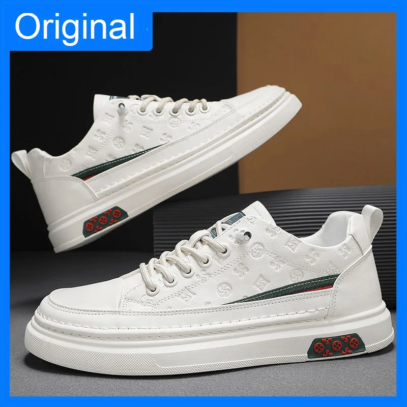 Men Casual Shoes 2026 Autumn New Durable Comfortable Street Walking Shoes Soft Soles Anti Slip Versatile Board Shoes for Mens - 4