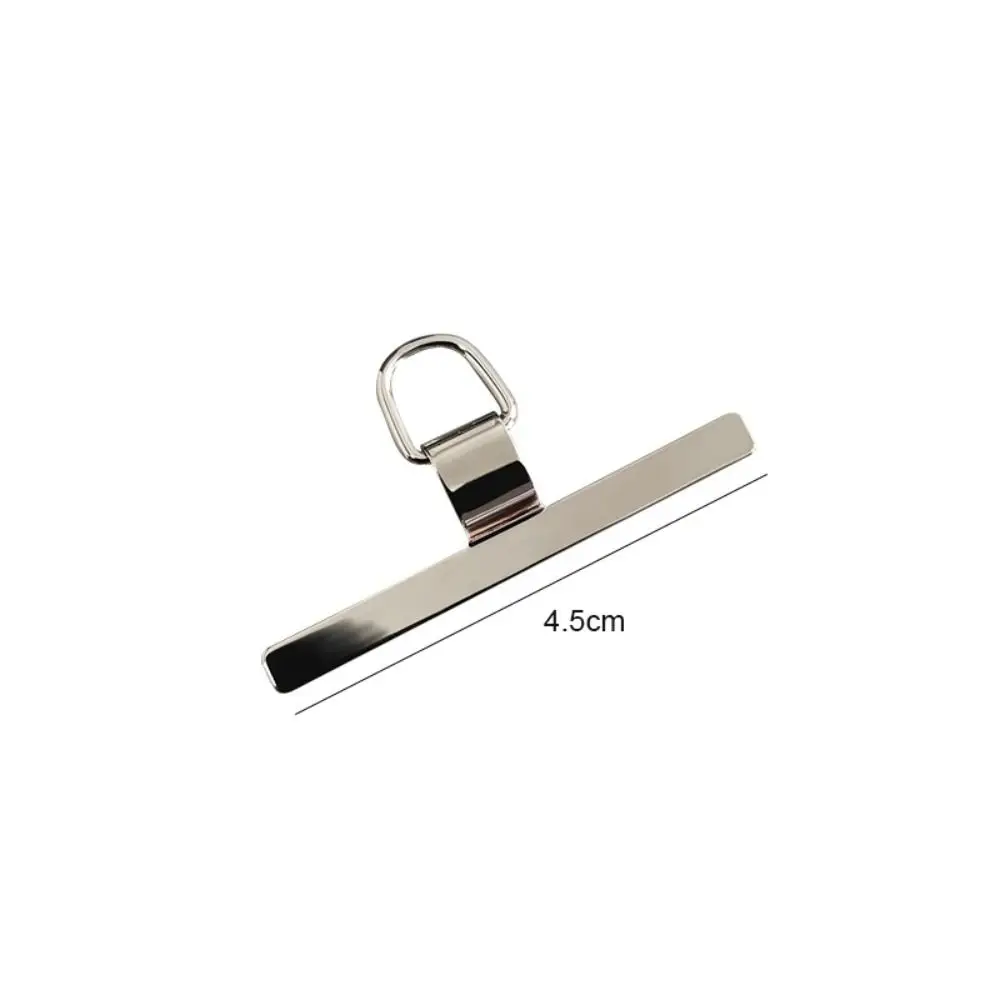 메탈 메탈 폰 케이스 클립 스트랩 행잉 코드 탭 범용 휴대폰 슬링 로프 카드 클립 0.2mm 행잉 피스 패치