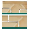 Kitchen Decorative Cabinet Goblet Bar Storage Shelf Hanging Rack Stemware Holder Wine Glass Rack Cup Hanger 3