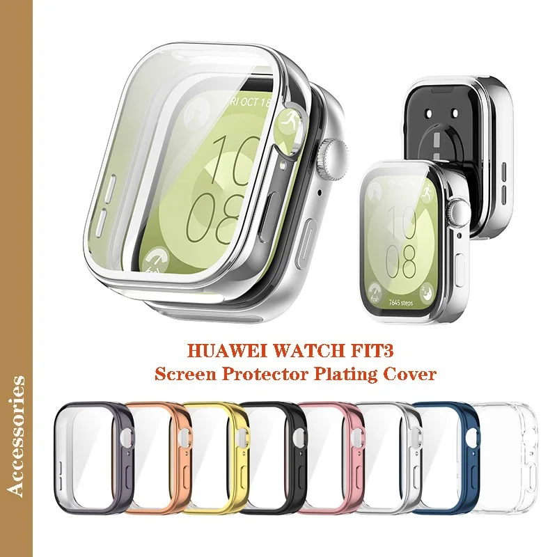 Scratch-Resistant TPU Protective Plating Case & Screen Protector