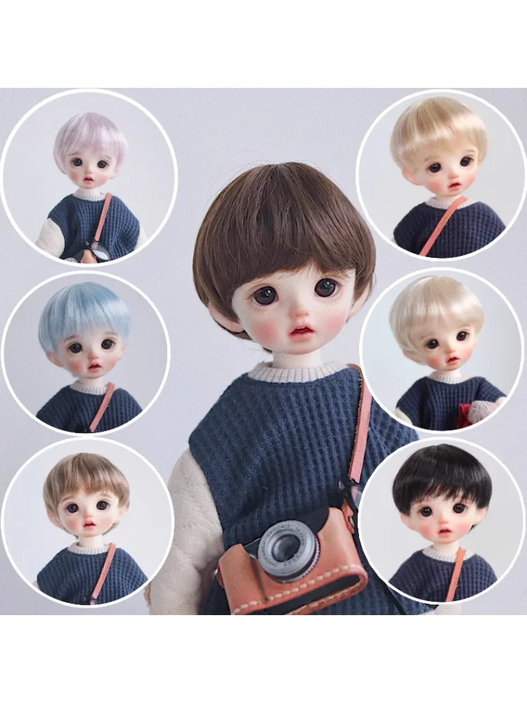 

BJD мягкие короткие парики для Blyth 1/8 1/6 1/4 1/3 кукла дядя парик HM1