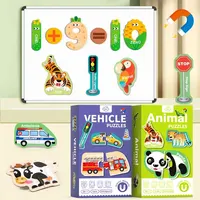 Magnets Fridge Letters Numbers Animal Paper Large Magnetic Refrigerator Cute Spelling Learning Game Toy for Kids Baby Girls Boys 2