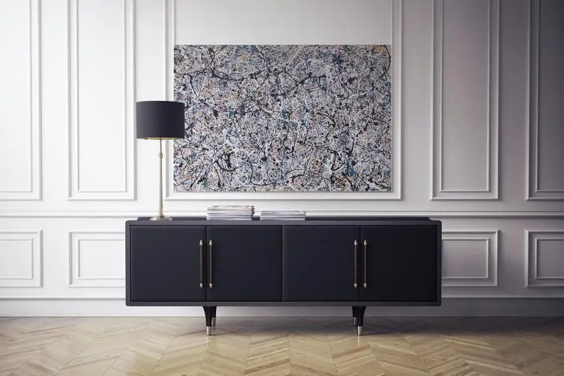 Jackson Pollock Xxl Extra Large Original Painting Canvas Modern Wall Art Expressionismabstract Oil Painting Abstract