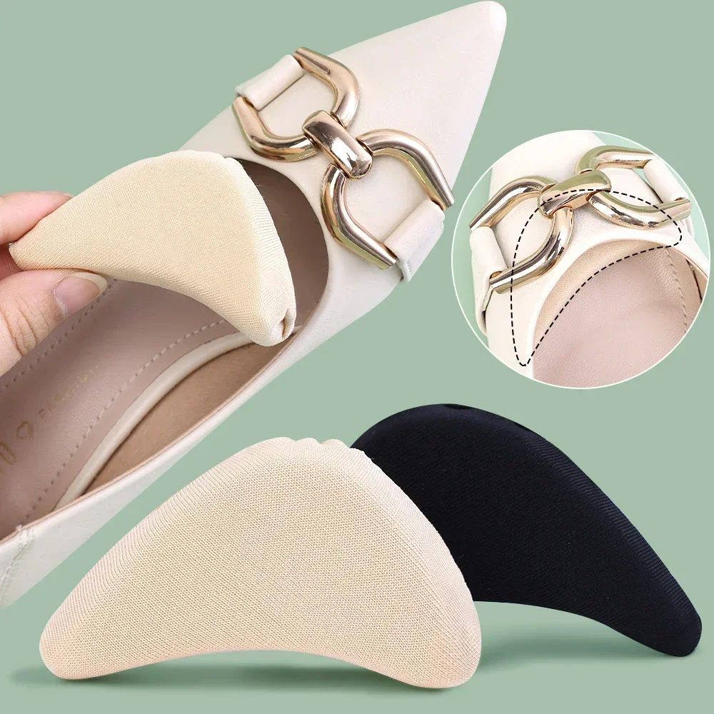 Sponge Forefoot Insert Pads Women Pain Relief High Heel Insoles Reduce Shoes Size Filler Protector Adjustment Shoe Accessories images - 6