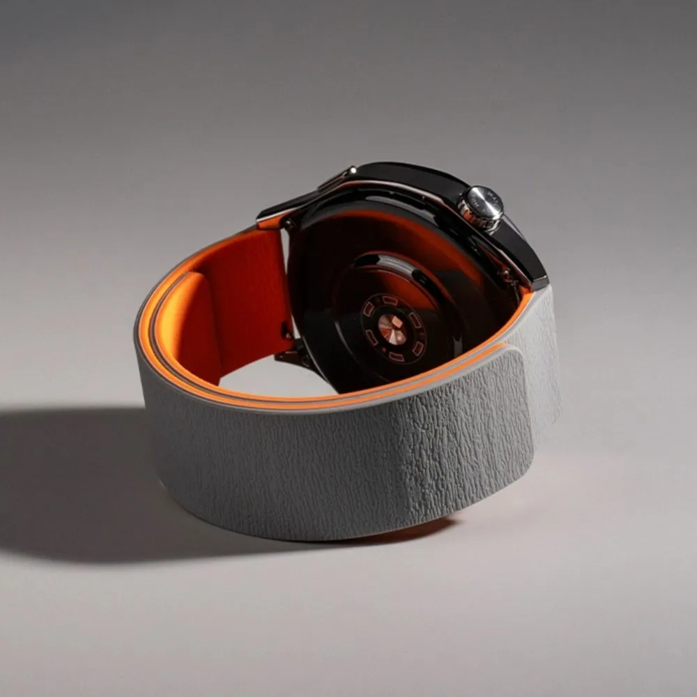 Versatile Silicone Magnetic Watch Strap - Adjustable 18mm/20mm/22mm