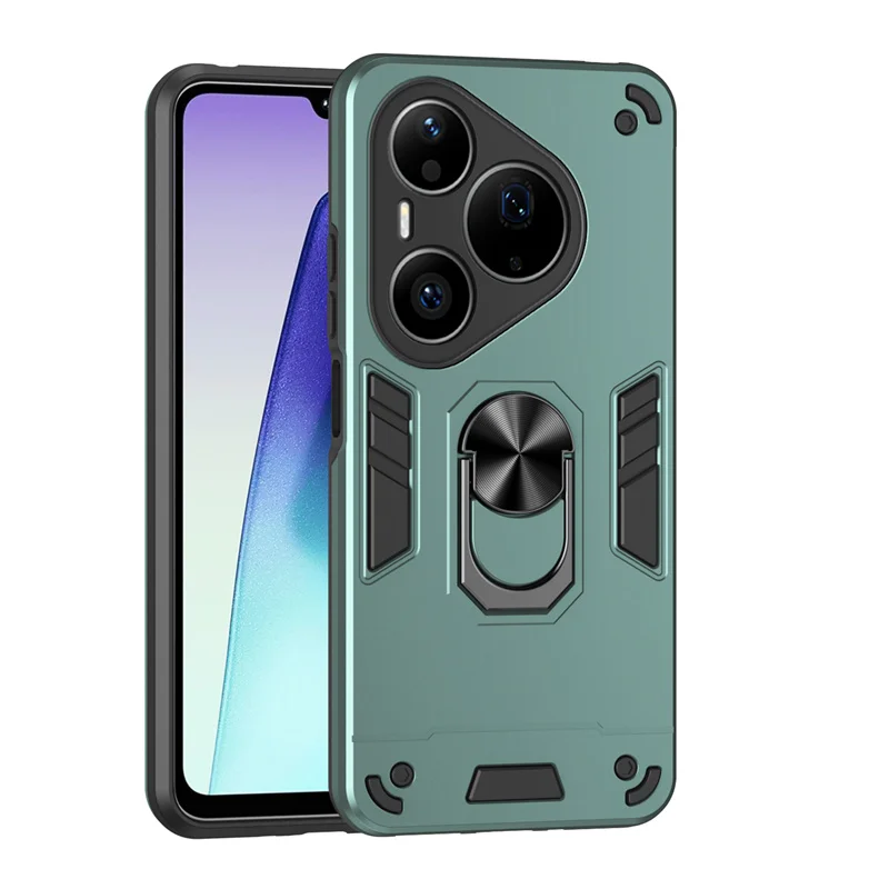 Rugged Shockproof Protective Case with Ring Stand Holder