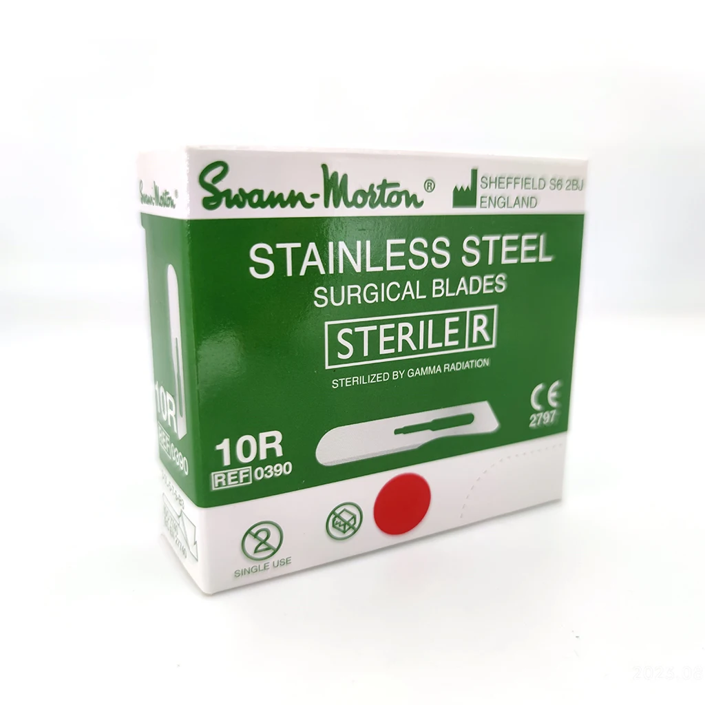10Pcs Stainless Steel Blades  NO.10R Sterilization  Independent Packaging Produced in the UK 5