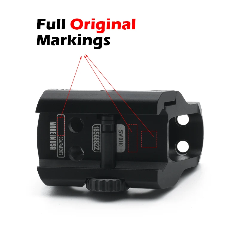NEW Scar Style Leap 01 QD Mount 1.57/1.93 inch QD Mount Cowitness Tactical for Red Dot Sight Optics with Full Original Markings