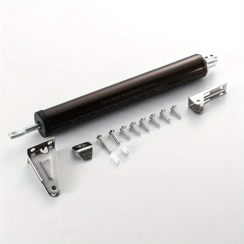 Automatic Soft-Close Door Buffer with Positioning Stop Adjustment