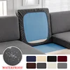 1pc Waterproof Sofa Cushion Cover Jacquard Polar Fleece Stretch Removable Washable Couch Covers Pets Kids Furniture Protector 1