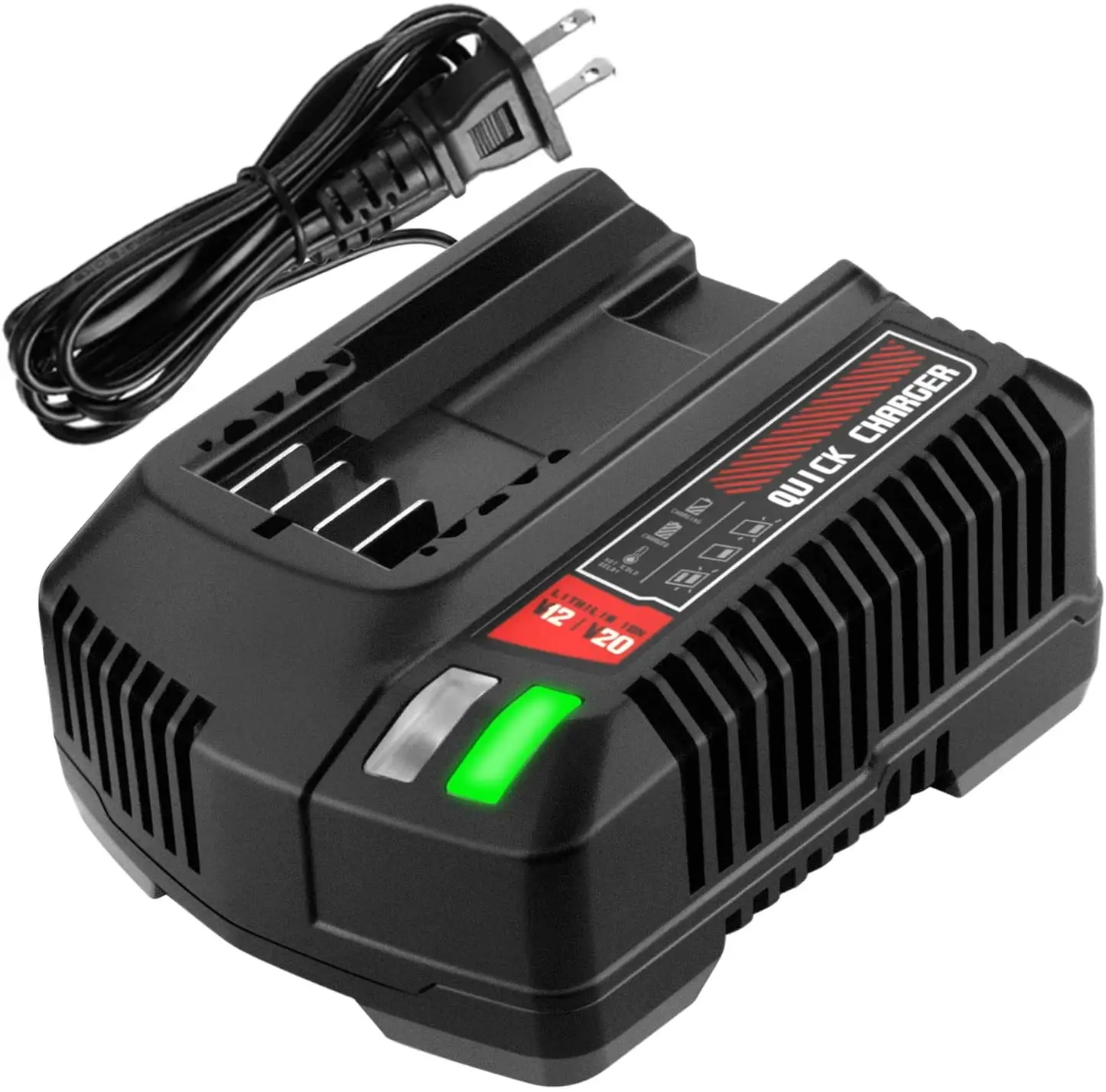 

For CRAFTSMAN 20V 2A Li-ion Battery Charger CMCB102 Rechargeable Power Tool 100V/240V Lithium Battery Charger With Dual USB