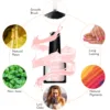 Phoenixy Manicure Tools Kit 8ML Gel Nail Polish with 36W UV LED Nail Lamp Semi Permanent UV Gel Varnish Complete Nail Art Kit 4