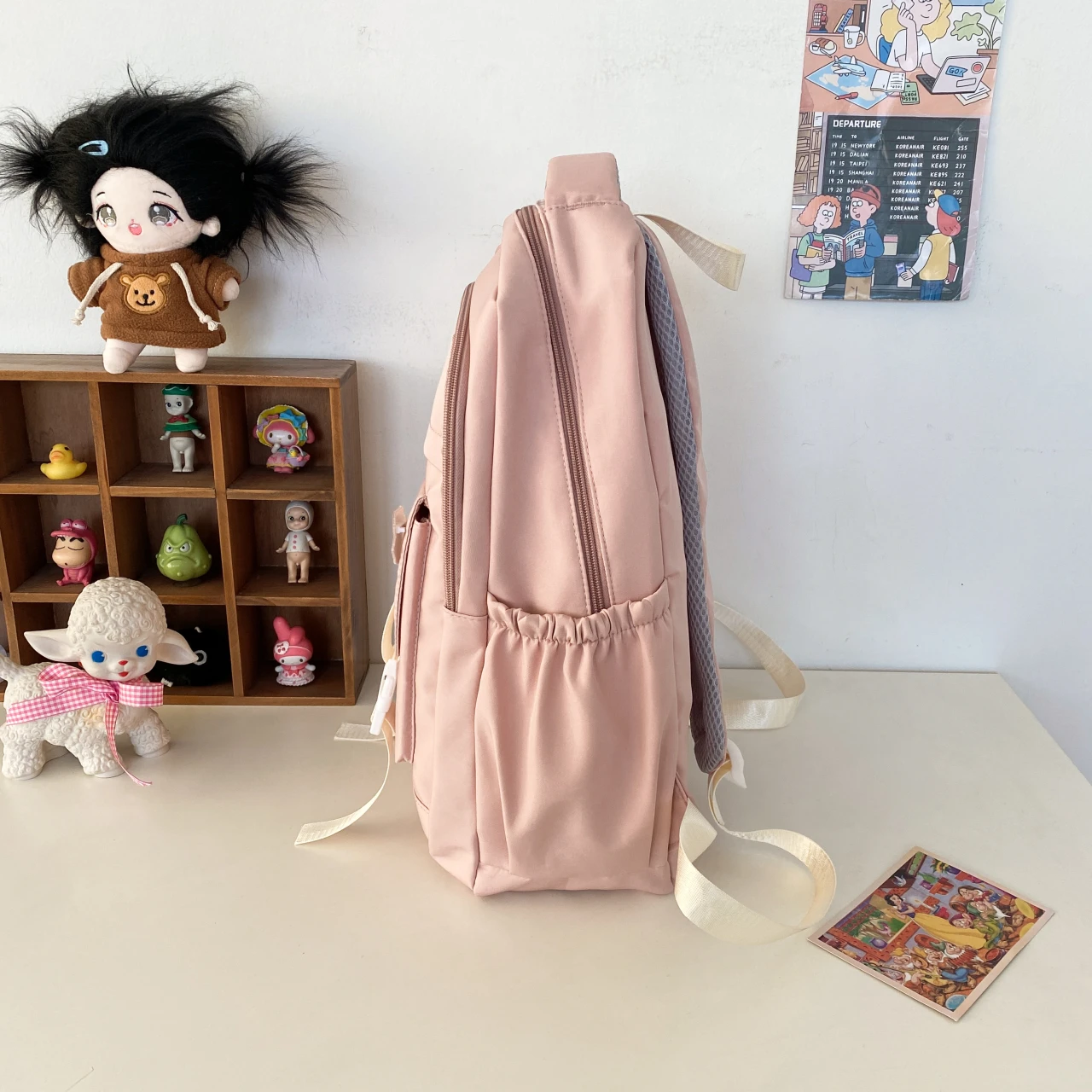 High Capacit Kawaii school Backpack for Girls cute Mochila  Waterproof bookbag Teens College Student Large Travel Shoulder Bag
