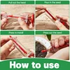 1/2/3pcs Handheld Seed Dispenser Syringe Seeder Mini Seed Sowing Tool for Garden Planting Flower Pot Garden Bed Essential 3