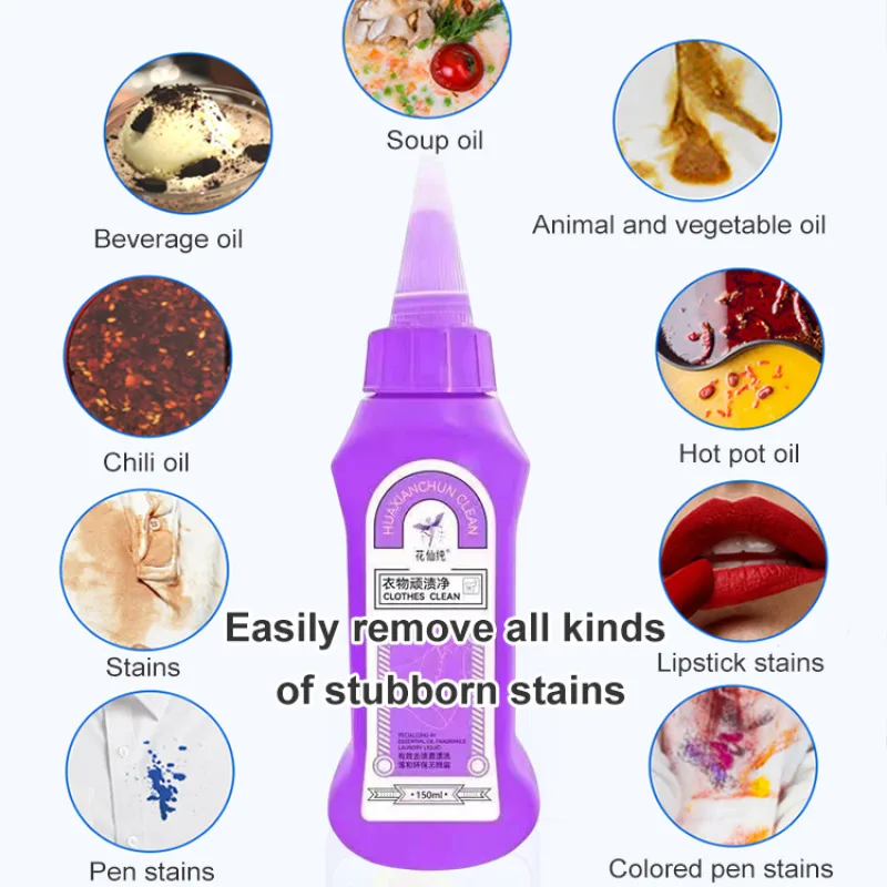 Fabric Stain Remover Quick BioEnzymatic Cleaner Waterless Stain Remover Stubborn Cleaner
