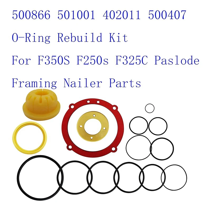 500866 501001 402011 500407 O-Ring Rebuild Kit For F350S F250S F325C Paslode Framing Nailer Parts 3
