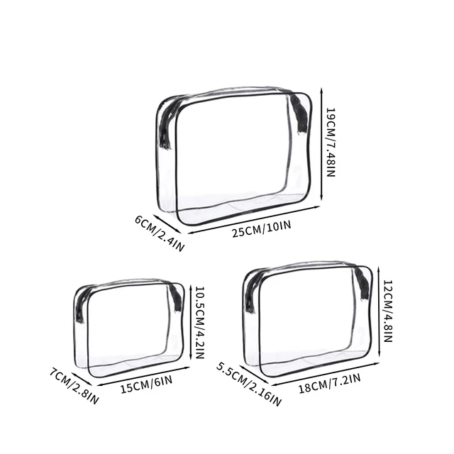 1/3pc Travel Organizer Bath Toiletry Wash Storage Bag Multifunction Large Capacity Waterproof Transparent With Zipper Women Gift 6