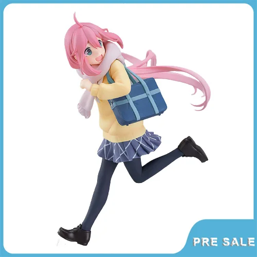 

16Cm Pre Sale Anime Kagamihara Nadeshiko LAID-BACK CAM Action Figure Original Hand-Made Collection Pvc Model Toys Gifts for Kids