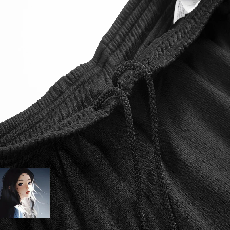 Mesh MADMESS Shorts Sports MDNS Drawstring V-shape Shortpant Men Women High Quality Hawaii Loose Casual Breathable Breeches