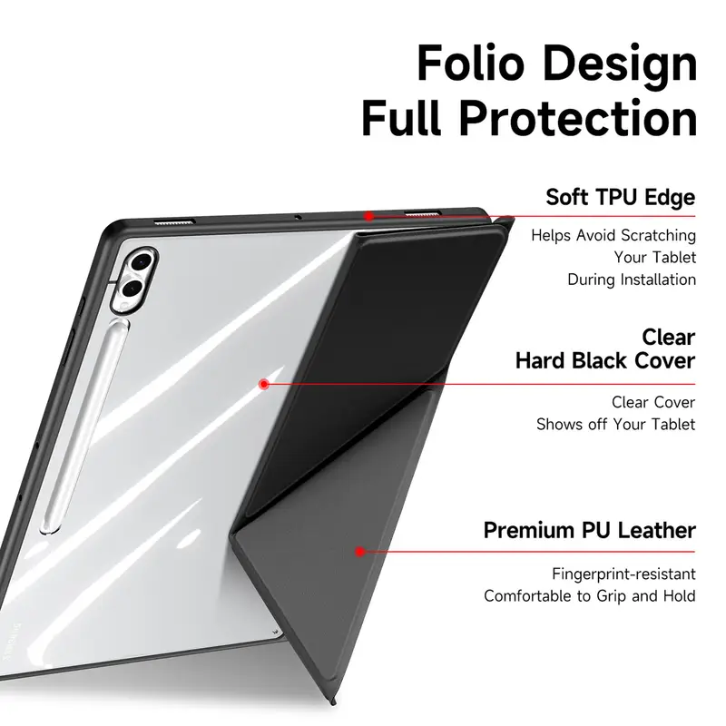 For Samsung Galaxy Tab S10 Ultra / Galaxy Tab S9 Ultra / Galaxy Tab S8 Ultra Case DUX DUCIS Magi Series Detachable Origami Stand - Image 6
