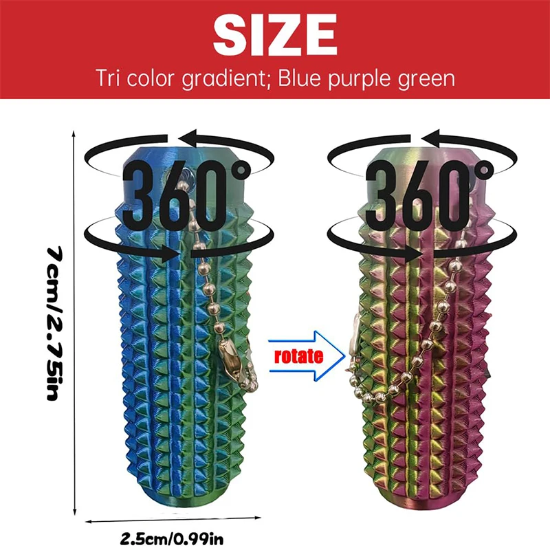 New Little Ouchies Fidget Pocket Mini Fidget Toy Spiky Grippie Stim Keychain Venting Key Pendant For Anxiety Relief Positive2025 2