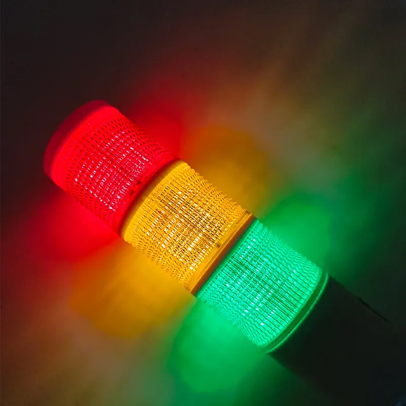 LED Warning Light 5 Layers DC24V NPN Signal Tower Light - Signal Tower - View #4