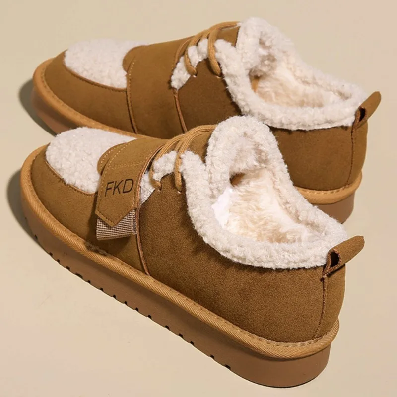 

Womens Moc Slipper Cozy Memory Foam Moccasins for Ladies Cute House Shoes Fleece Lined Home Slippers Lace Up Loafer with Buckle
