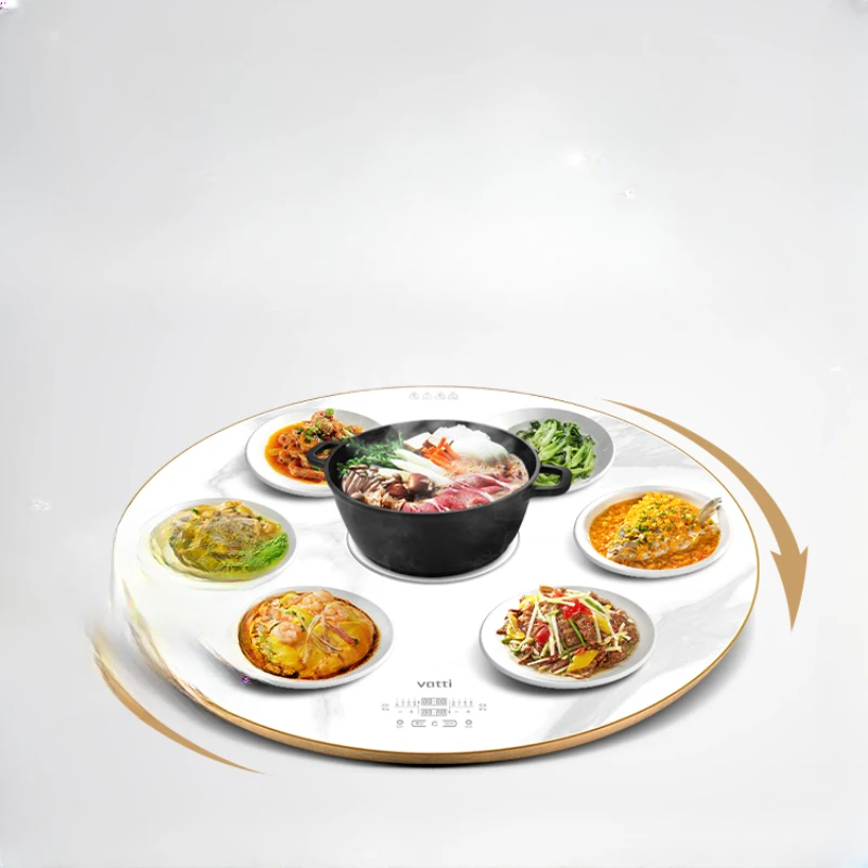 Remote Control of Hot Pot in Intelligent Multifunctional Induction Cooker for Rock Plate Heating, Food Insulation Board Heating