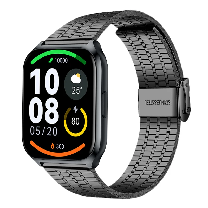 

Металлический ремешок для часов Lou Haylou Watch 2 Pro, умные часы, браслет из нержавеющей стали для Haylou GST Lite, браслет Haylou Solar lite