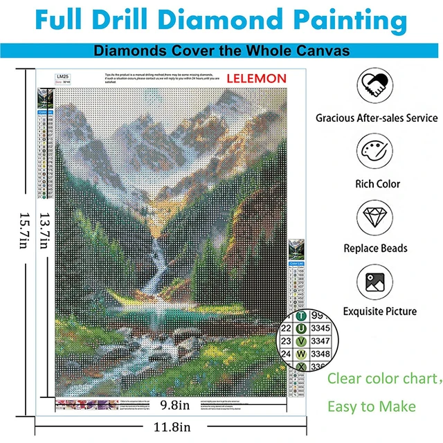 Kits de pintura de diamantes para adultos, pintura de diamantes 5D