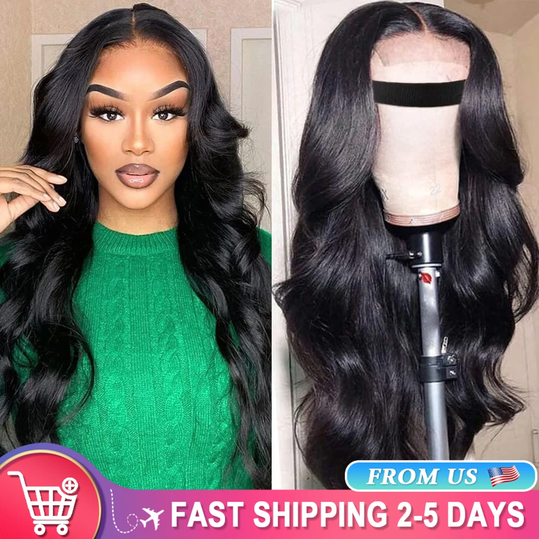 SVT-180-Density-Body-Wave-Glueless-13x4-Lace-Front-Human-Hair-Wigs-For ...
