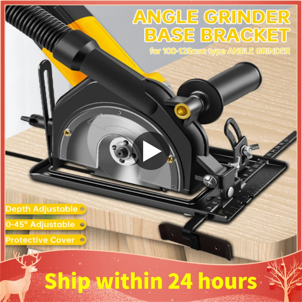 

Angle Grinder Base Bracket 100-125MM Converter To Cutting Machine Circular Saw Bracket Base Woodworking Table Tool