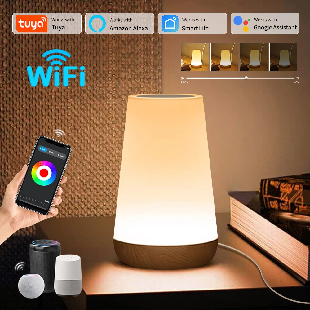 ATcomm Tuya WLAN Smart RGB Touch Tischlampe 4