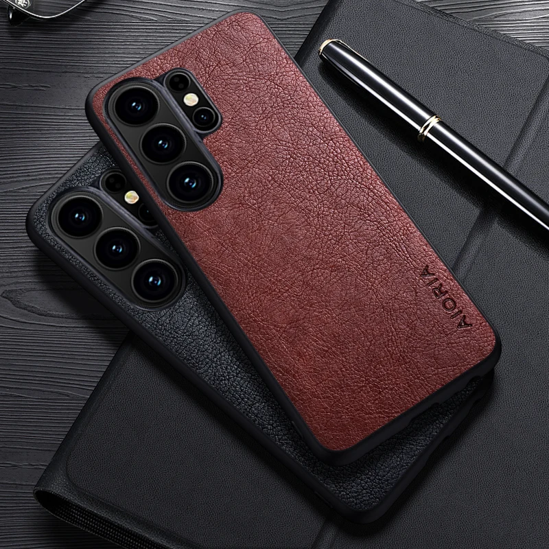 Luxury Leather Business Cover - Simple Design Case