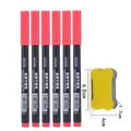 6Pcs red set