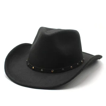 Autumn And Winter Woolen Felt Hat Men And Women Fedora Hat British Style Concave Convex Top Vintage Top Hat