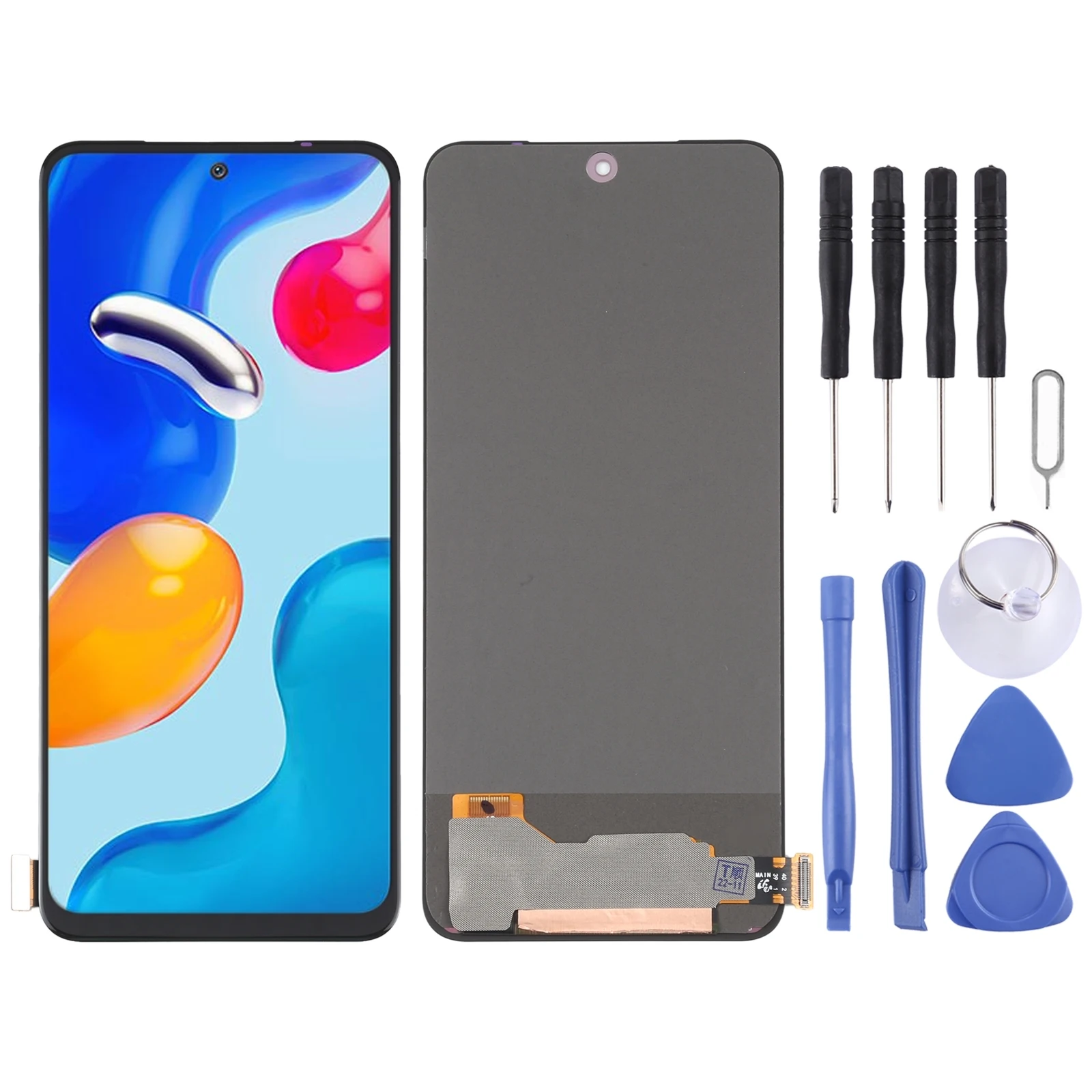 Pantalla Completa LCD Y Táctil para Xiaomi Redmi Note 11 4G / Redmi Note  11S / Note 12S / Poco M4 Pro 4G - Negro (Compatible OLED) 