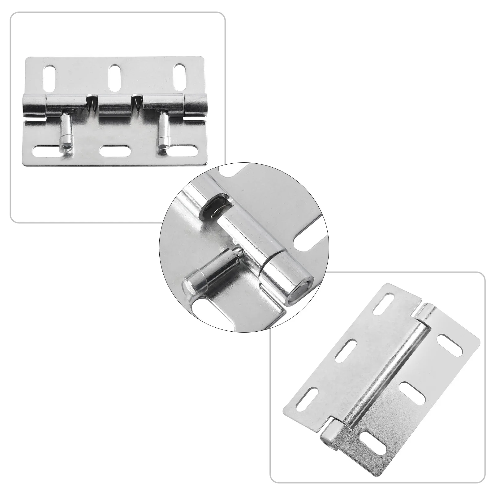 Description Picture 4 of itemStainless Steel Detachable Adjustable Removable Flap Hinge Spring Latch Door Hinge Door Limit Hinge Furniture Hardware