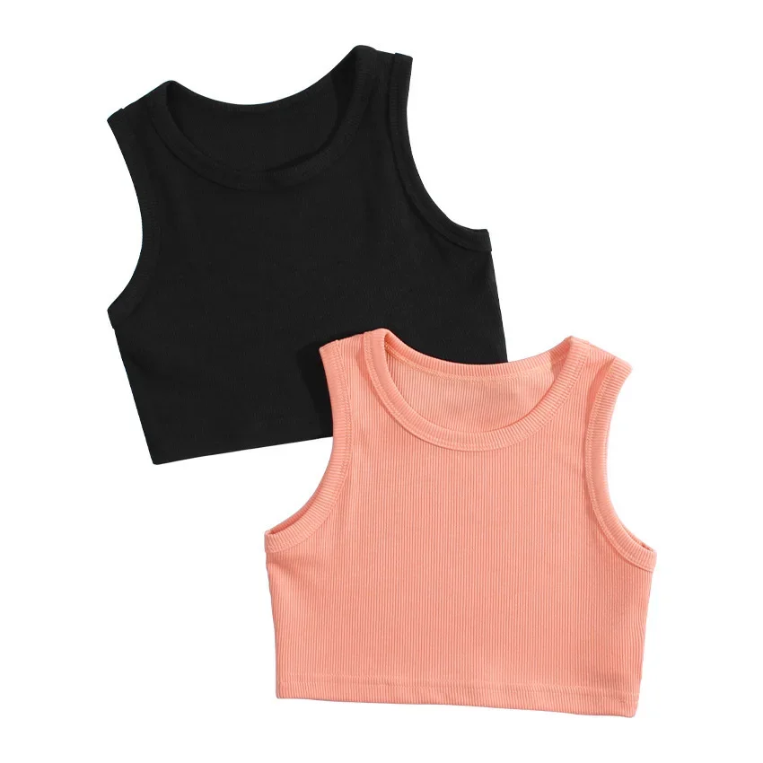 Summer Girls Underwear kids underwear kids tops Sleeveless Shirts for Children T-shirts Tank Tops Camisoles Undershirts