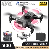 4DRC V30 Mini Drone with Camera HD 4K 1080P FPV RC Drones Profesional Five-sided Obstacle Avoidance RC Quadcopter Dron Toy Gift 1