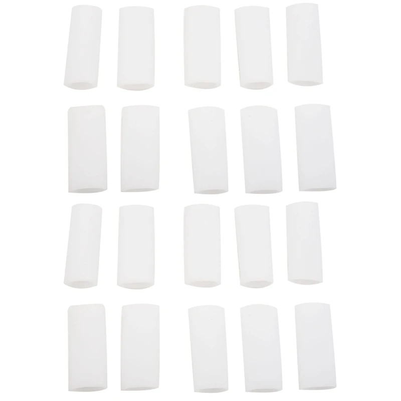 

20 Pcs Silicone Gel Finger Tube Protector Toe Sleeves For Friction Pain Relief Foot Care Tool Finger Protect