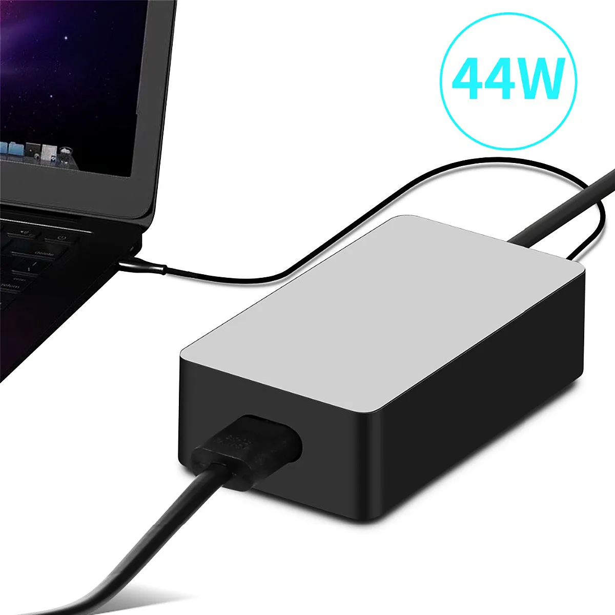 44W 15V 2.58A Power Adapter Charger for Microsoft Surface Laptop Pro 3 Pro 4 5 () Surface Book with USB Charging Port